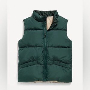 Dark green vest from Old Navy